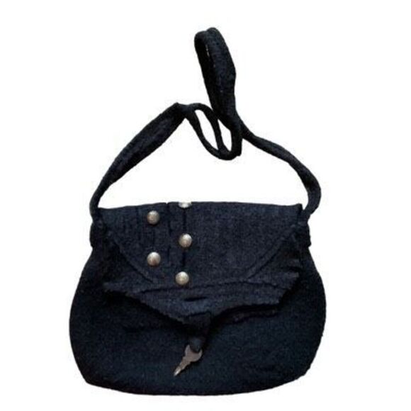 Boutique Handmade Boiled wool purse - Picture 1 of 6